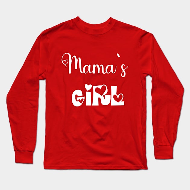 Girl and mom matching t-shirts 2022 Long Sleeve T-Shirt by haloosh